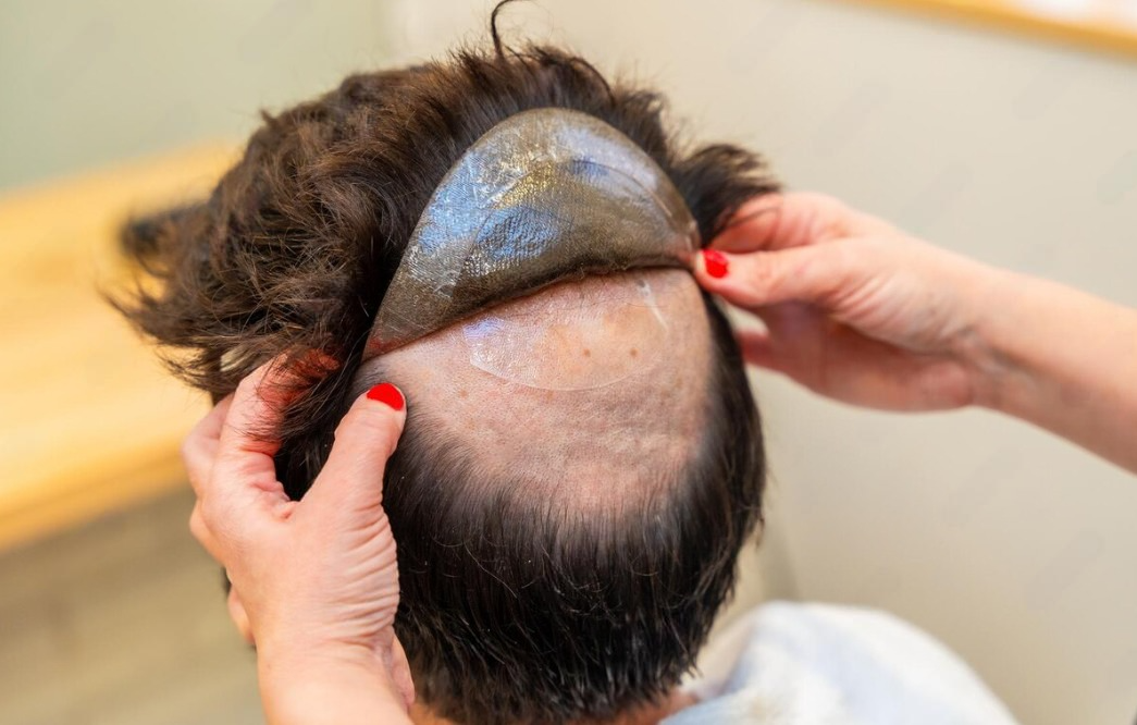 Natural Hair wig for men