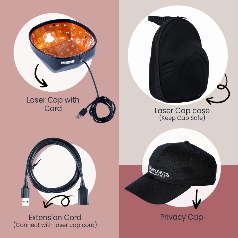 Laser hair cap